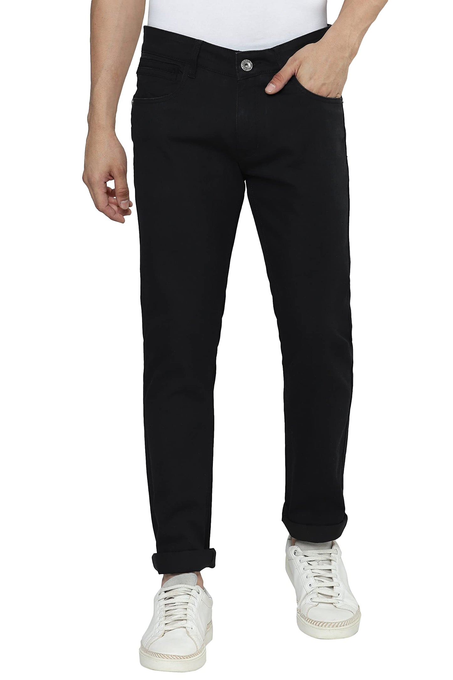 Allen Cooper Black Denim Jeans