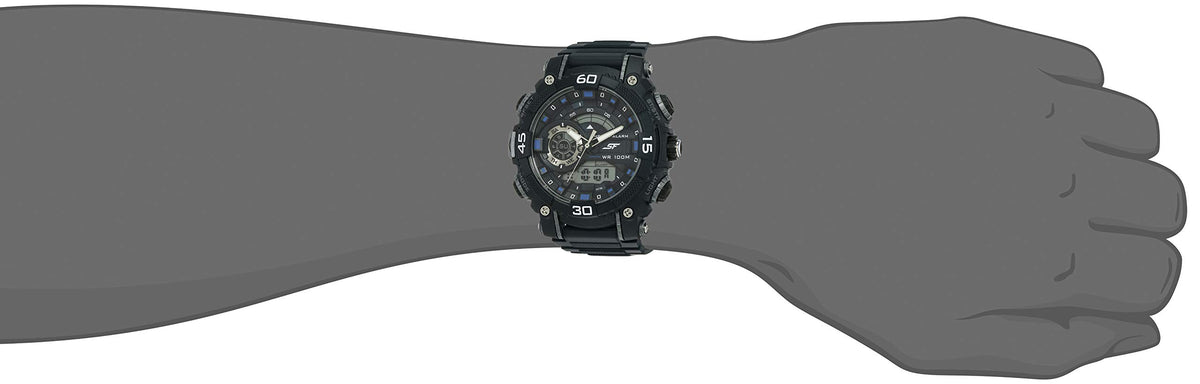 SF Xtreme Gear Analog-Digital Blue Round Dial Men's Casual Watch-77070PP09