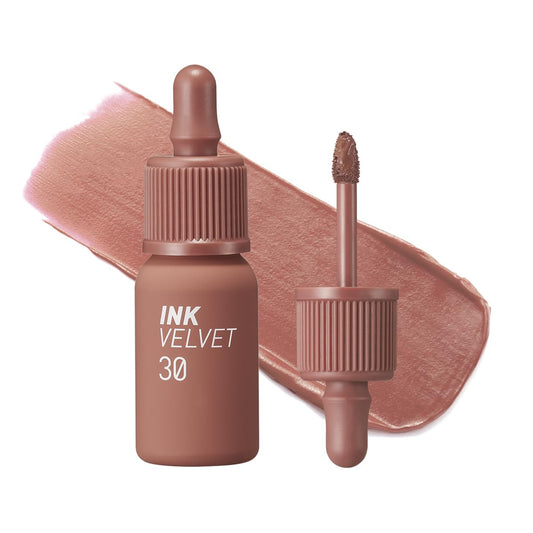 Peripera Ink the Velvet Lip Tint | High Pigment Color, Longwear, Weightless, Not Animal Tested, Gluten-Free, Paraben-Free (030 Classcic Nude)