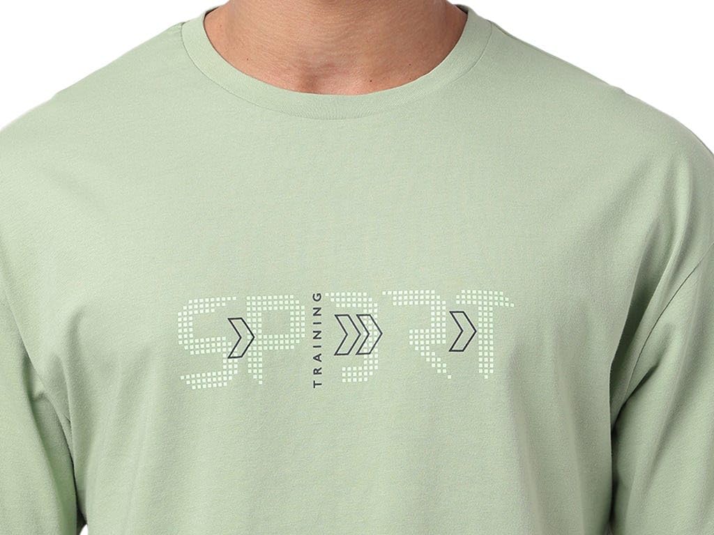 ASICS Men's Solid Regular Fit T-Shirt