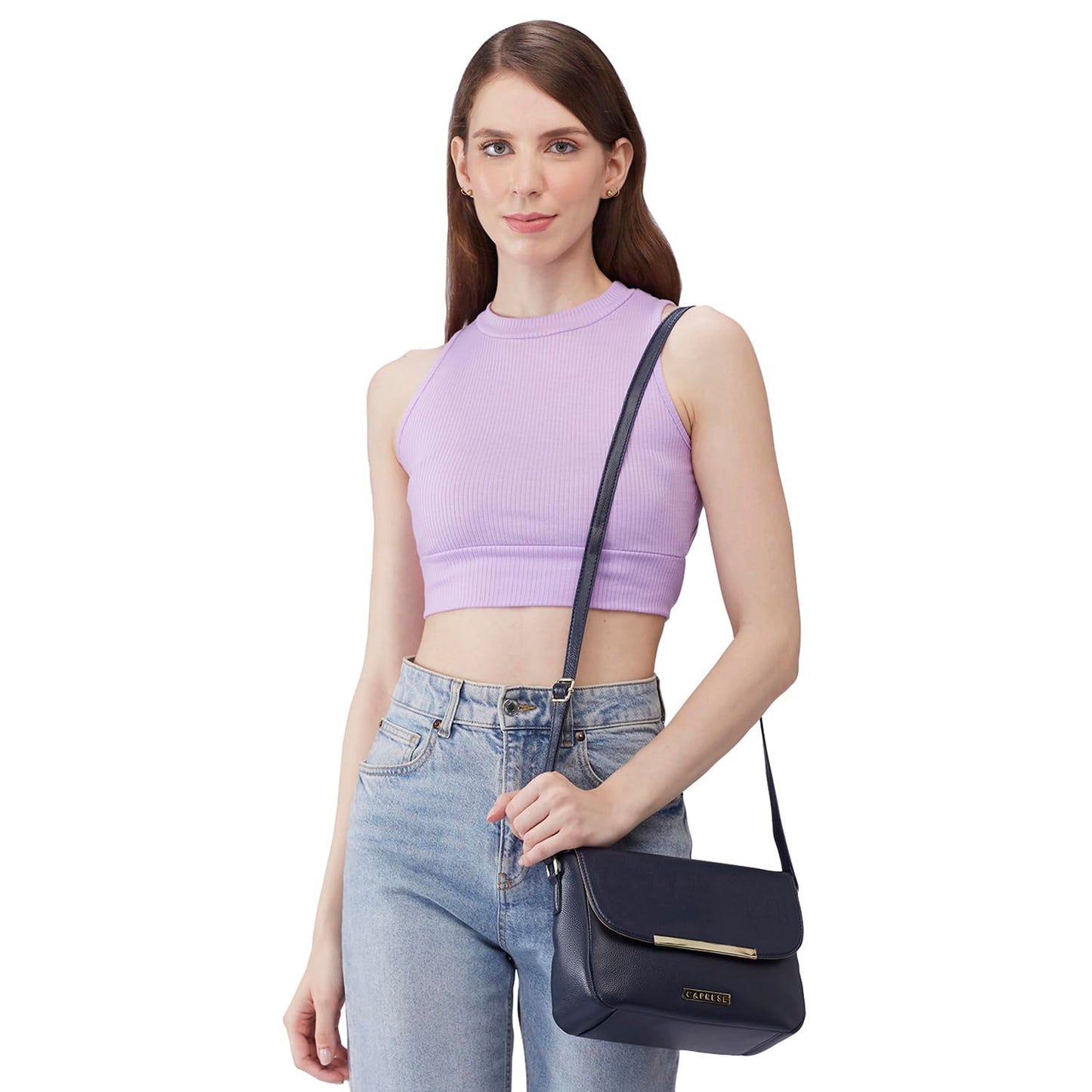 Caprese Kia Women's Sling Bag (Blue)
