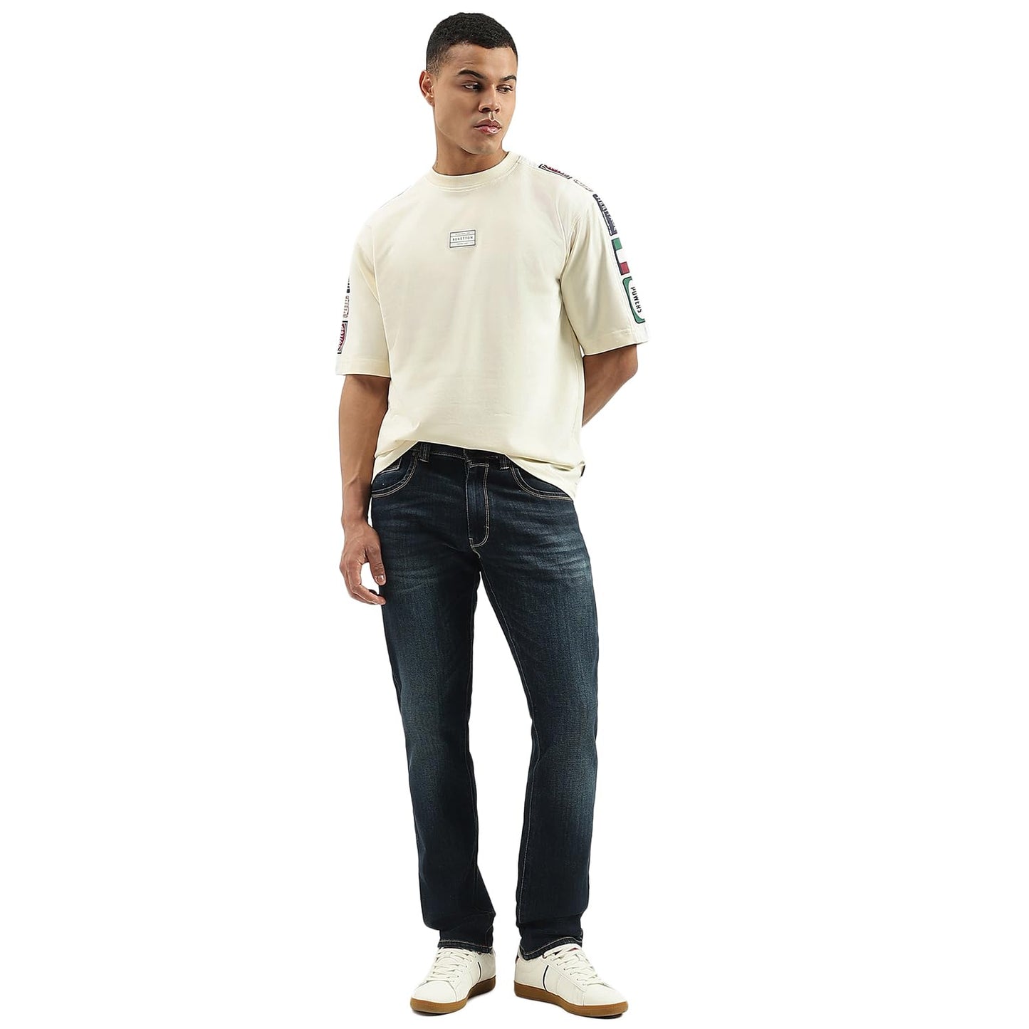 United Colors of Benetton Solid Straight Fit Jeans