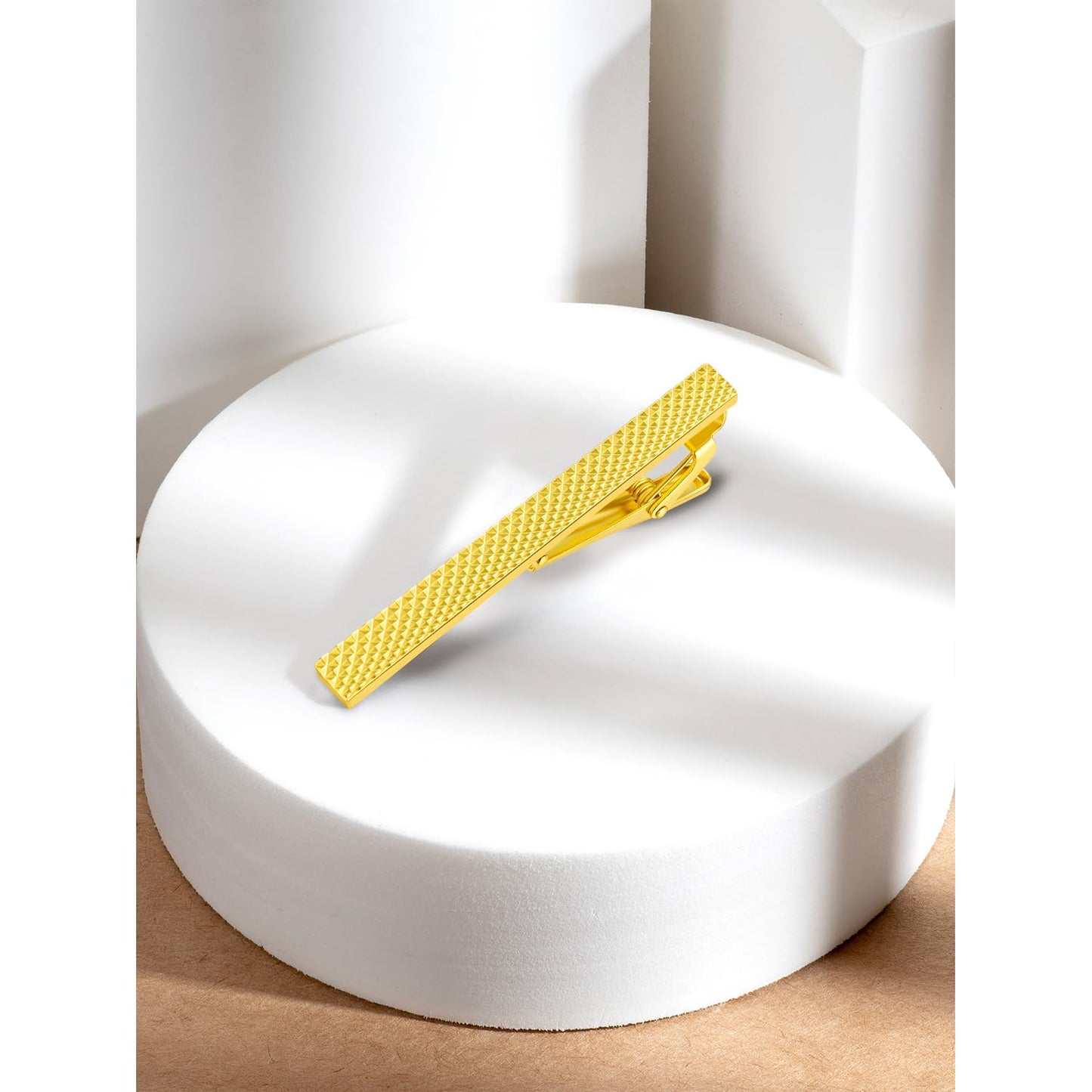 Peora Gold Plated Classic Tie Pin Stylish Wedding Business Accesories for Men & Boys