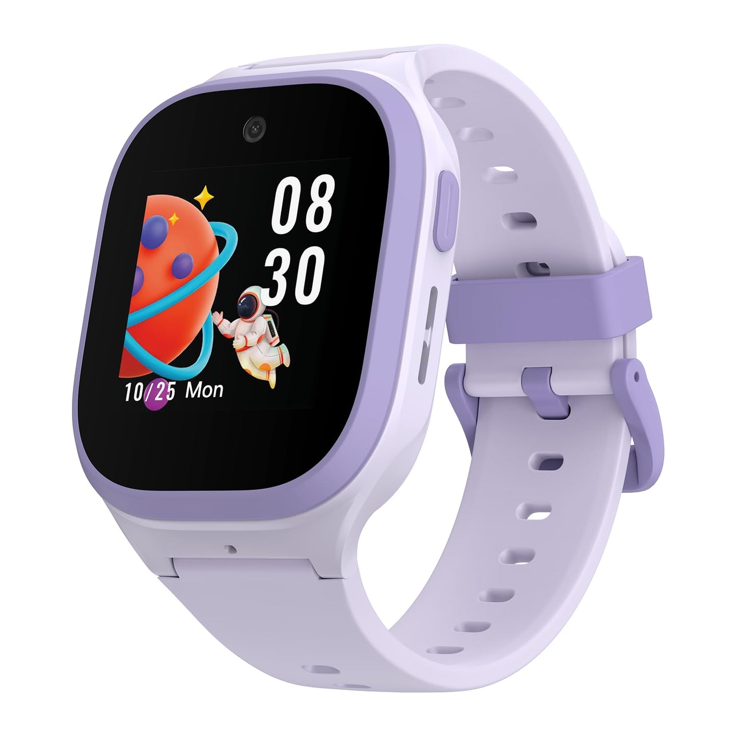 Noise Scout Kids Smartwatch with Assisted GPS Tracking, 4G Video & Voice Call, Safe Zone Alert, SOS Button, Habit Formation, in-Built Games, Buddy App for Parents (Twinkle Purple)