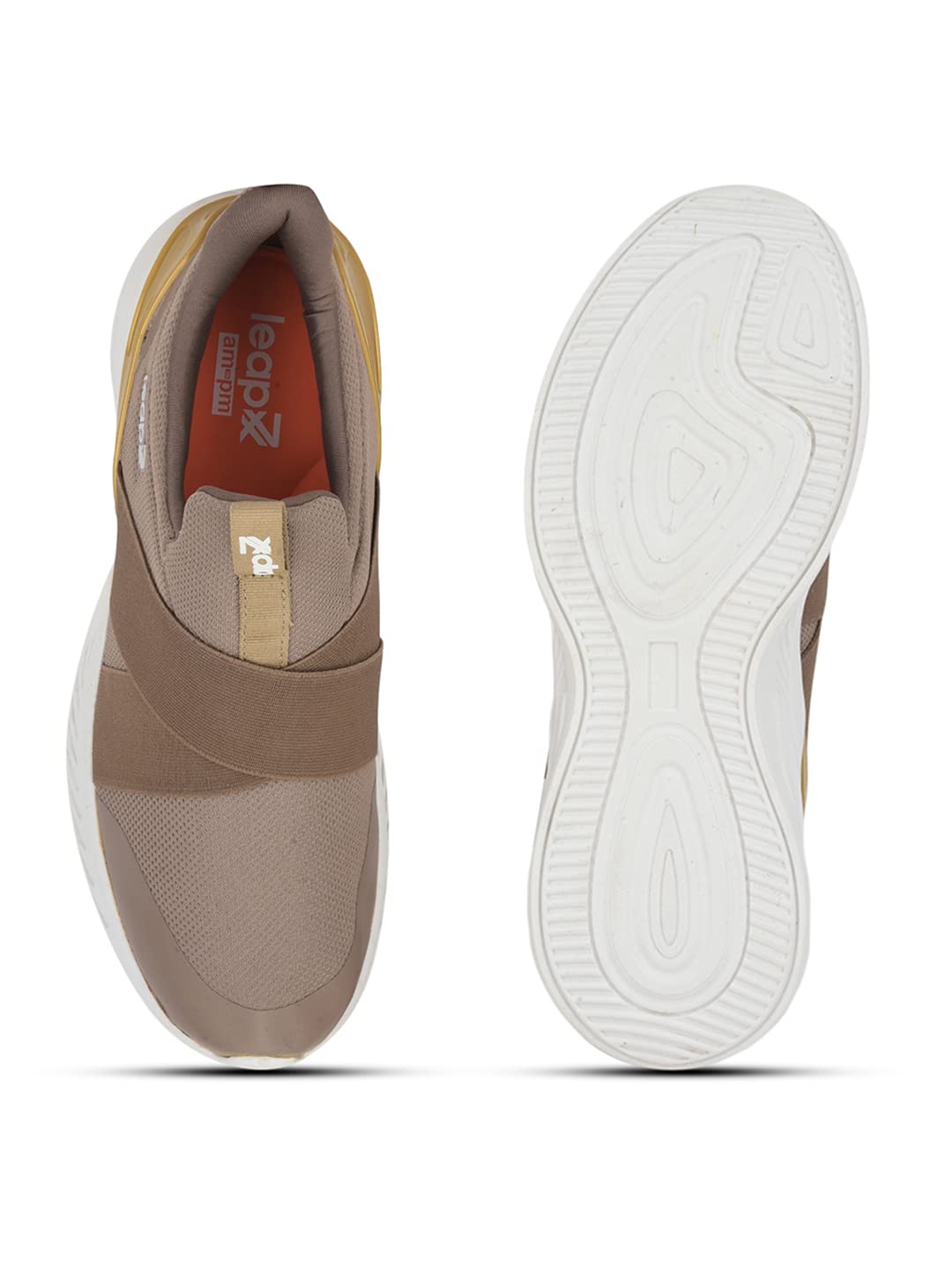 Liberty Leap7X Mens Portugal-E Brown Sports Non Lacing-42