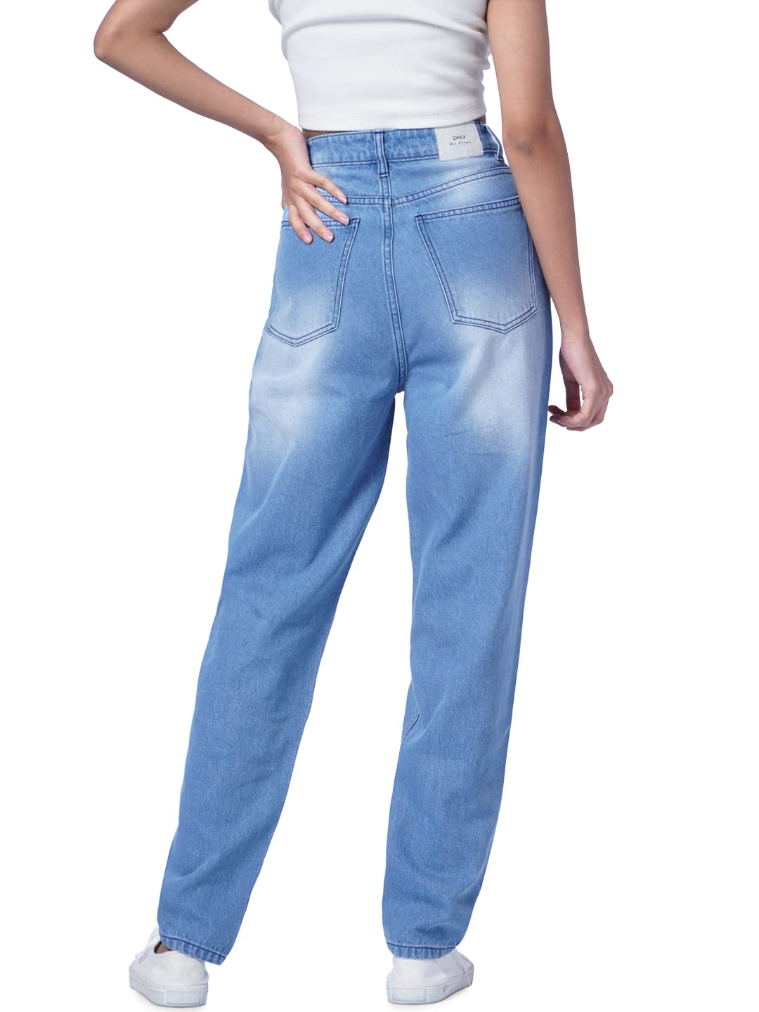 ONLY Boyfriend Fit Jeans (15297546_Light Blue Denim_34)