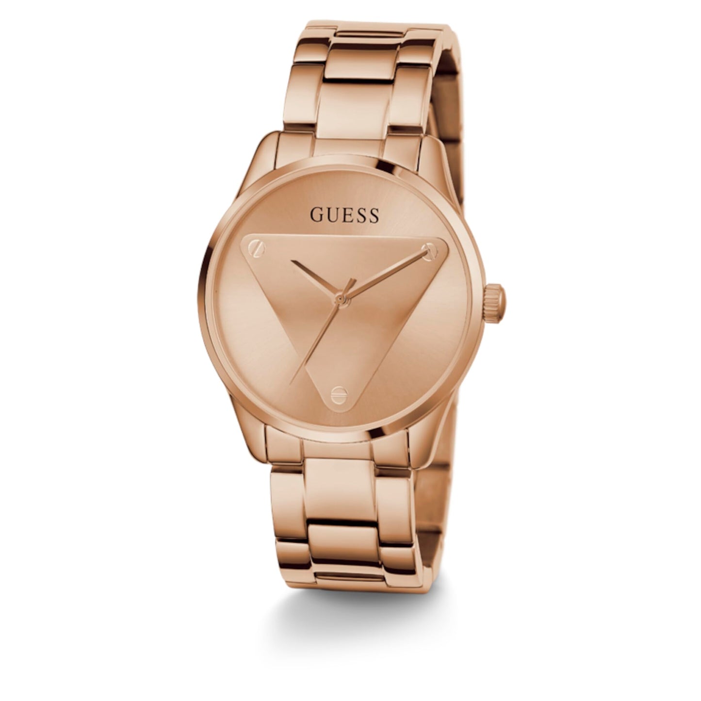 GUESS Stainless Steel Analog Gold Dial Women Watch-Gw0485L2, Rose Gold Band