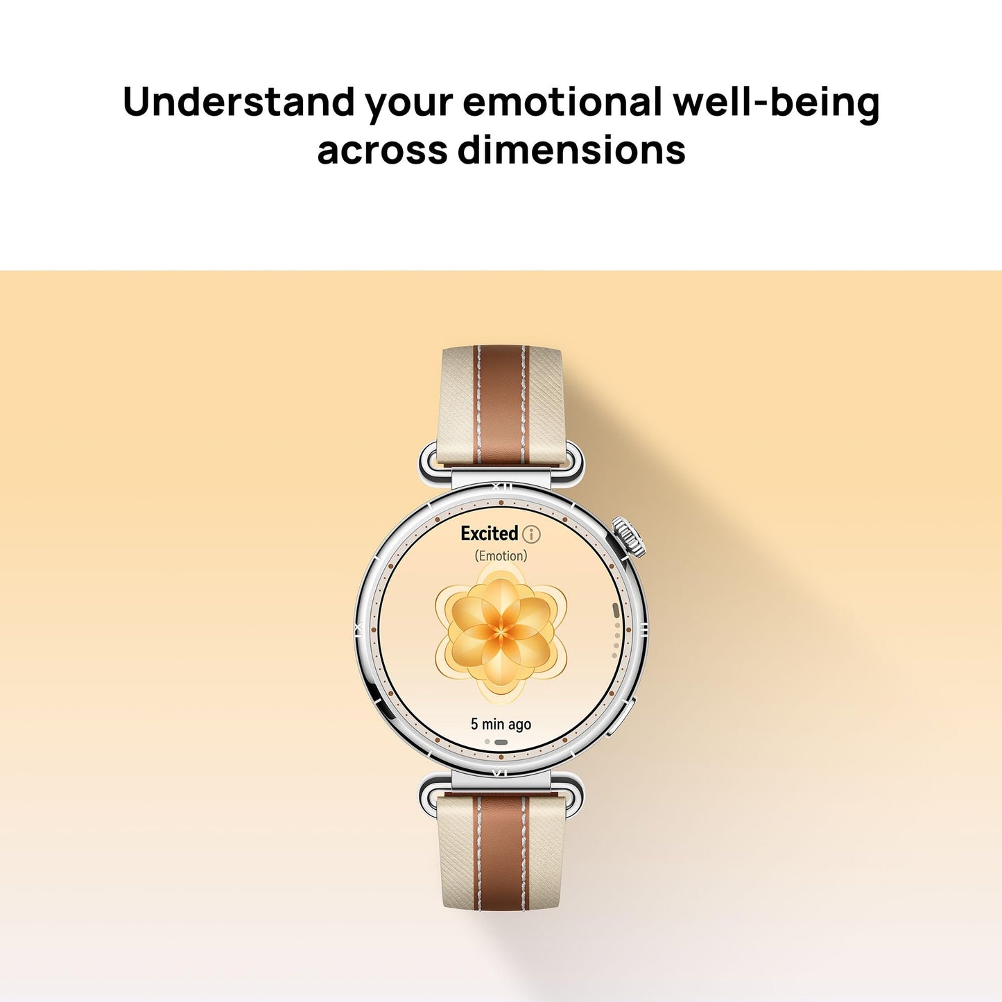 Huawei Watch GT 6 Smart Watch, 41mm, Upto 14 Days Battery Life, Smart Watches with 100+ Sports Mode, Cycling, iOS & Android Compatible, Emotional Wellbeing, Health Monitoring (Brown)