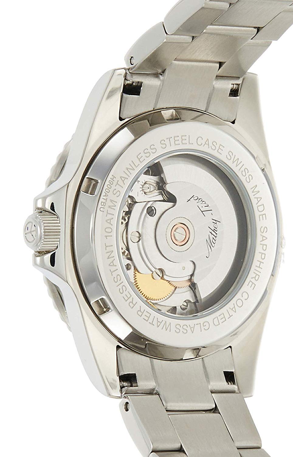 Mathey-Tissot Stainless Steel Swiss Made Automatic Vintage Analog Blue Dial Men's Watch - H901Atbbu