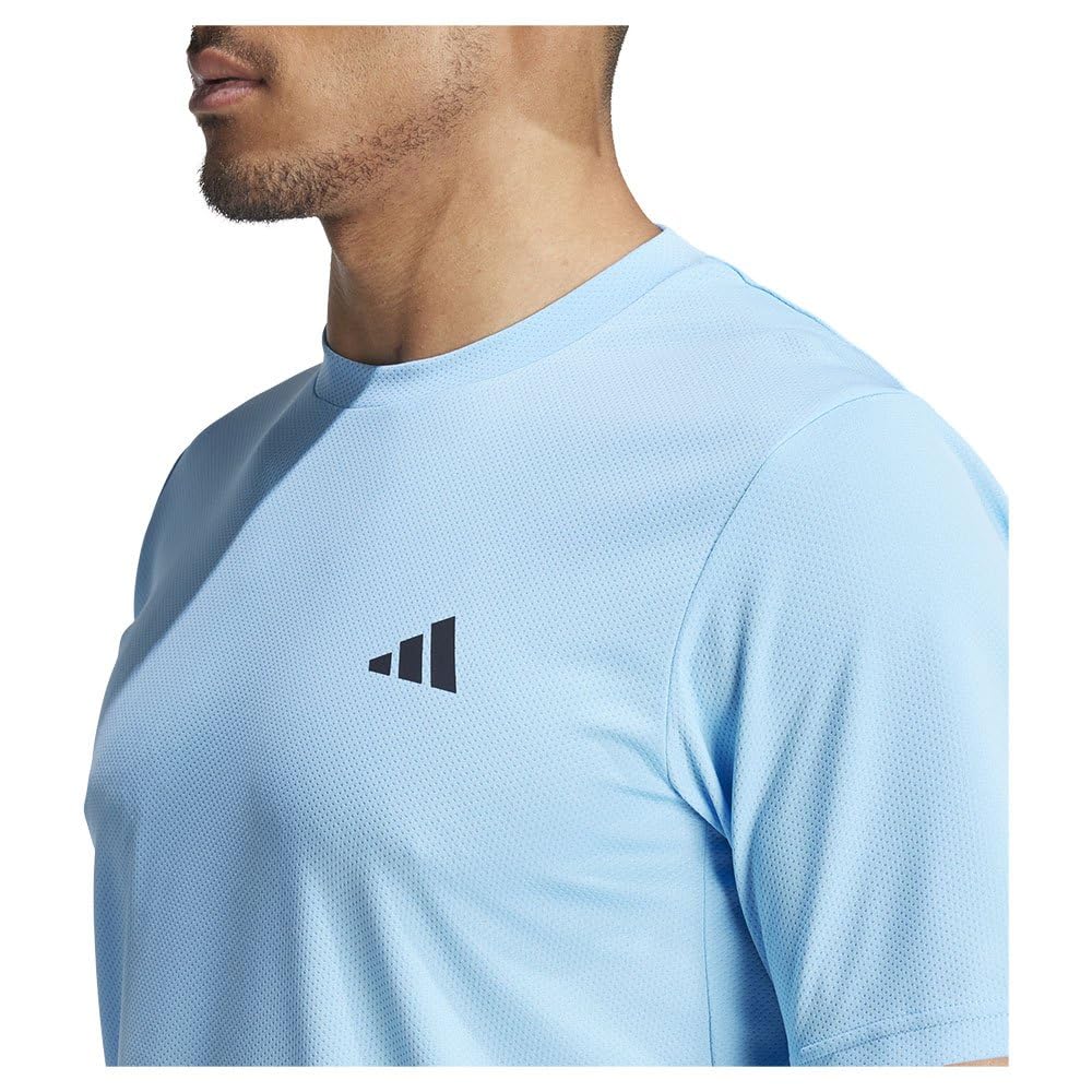 Regular Fit Crew-Neck T-Shirt with Logo Print by ADIDAS