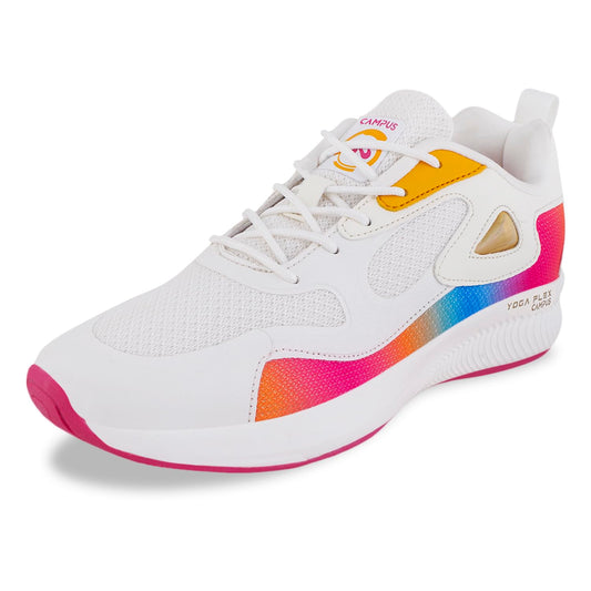 Campus Women's Hellen Running Shoes Off WHT/MSTD - 4UK/India