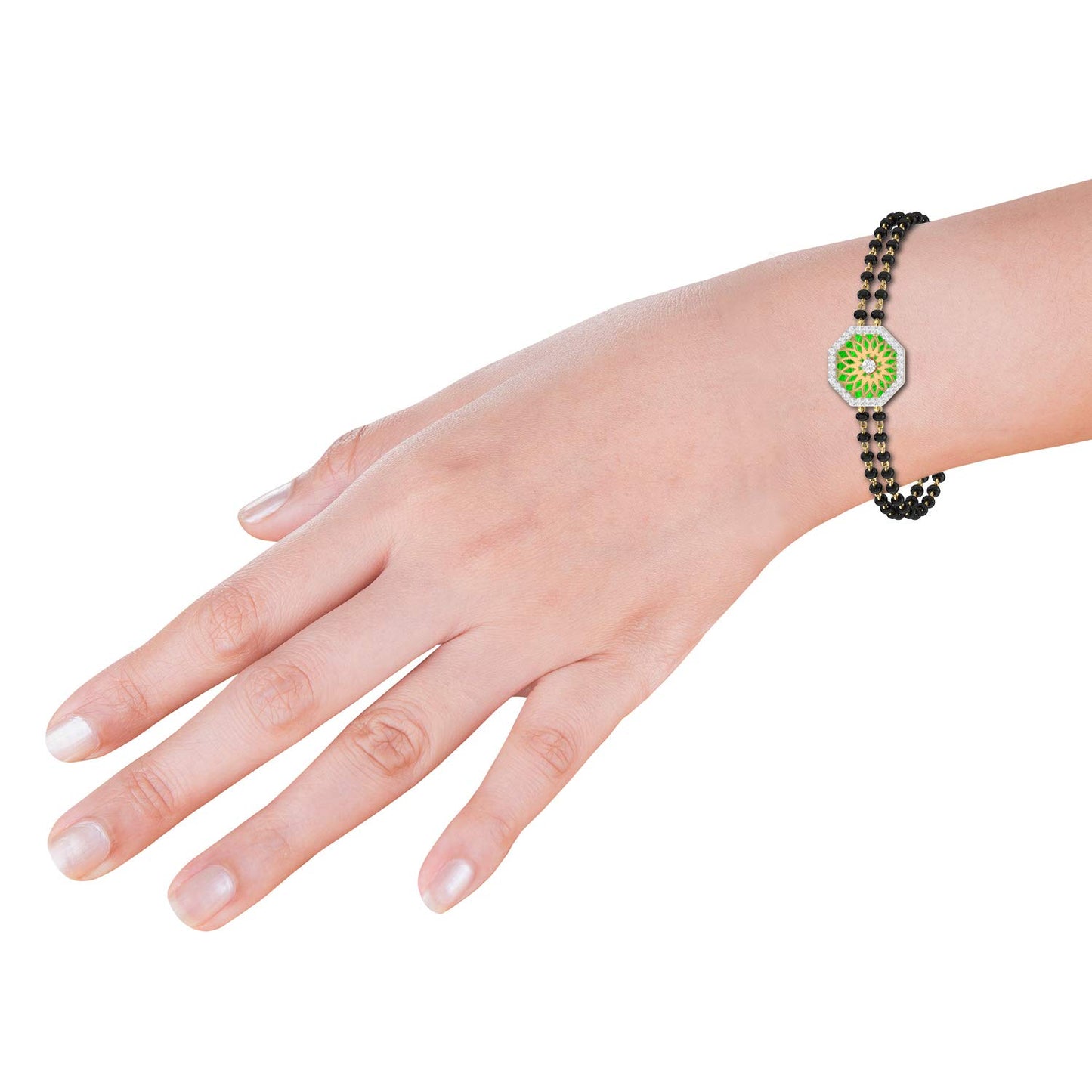 PC Jeweller 18k (750) Yellow Gold and Solitaire Bracelet for Women