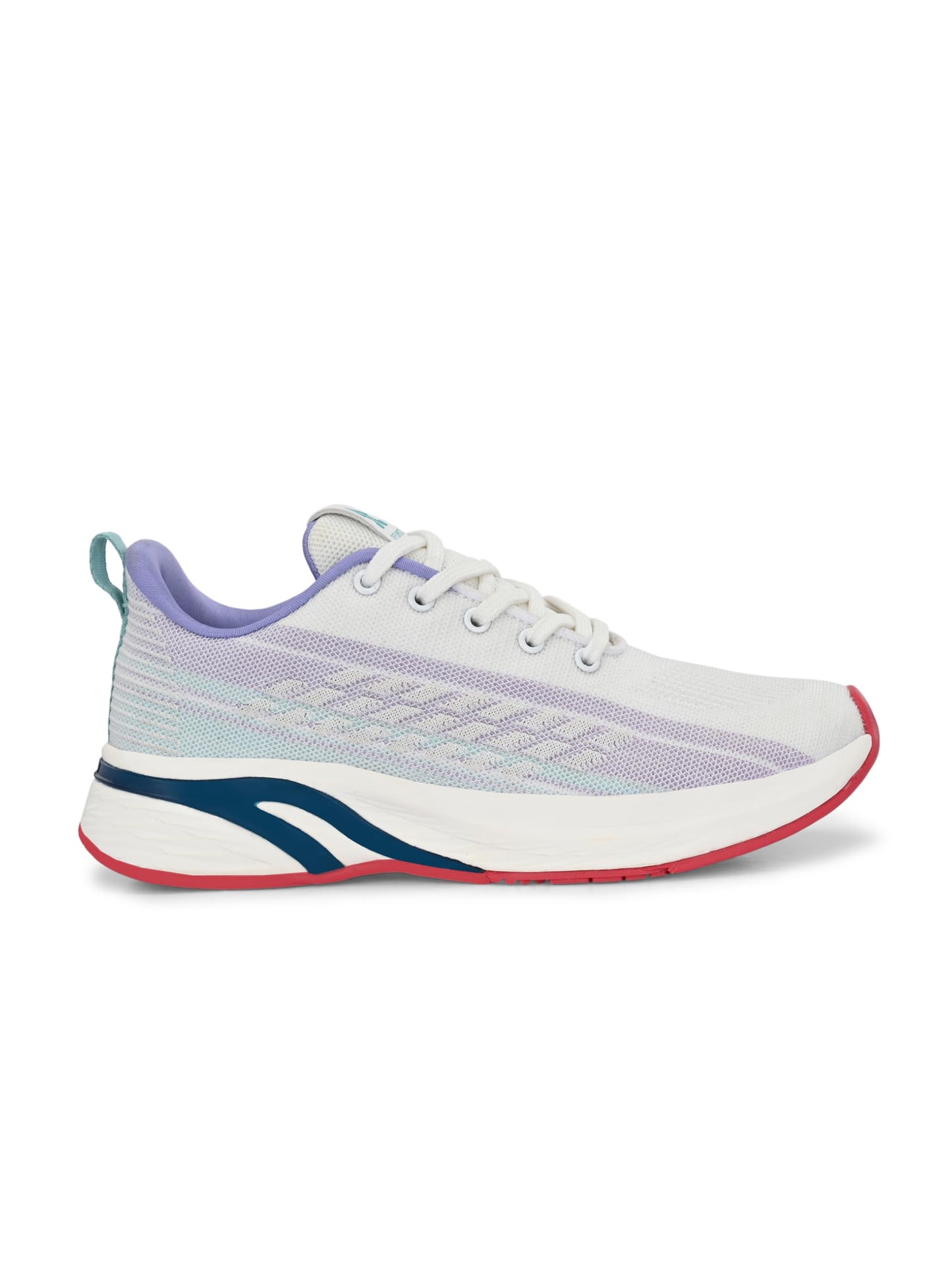 OFF LIMITS Women PALOMA Running Shoes, Off White/Purple/Aqua, UK 4