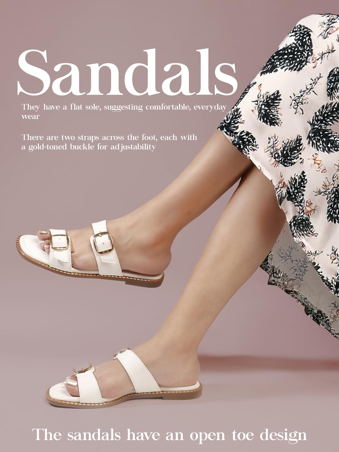 ELLE Women Fashion Sandal,White,UK-3