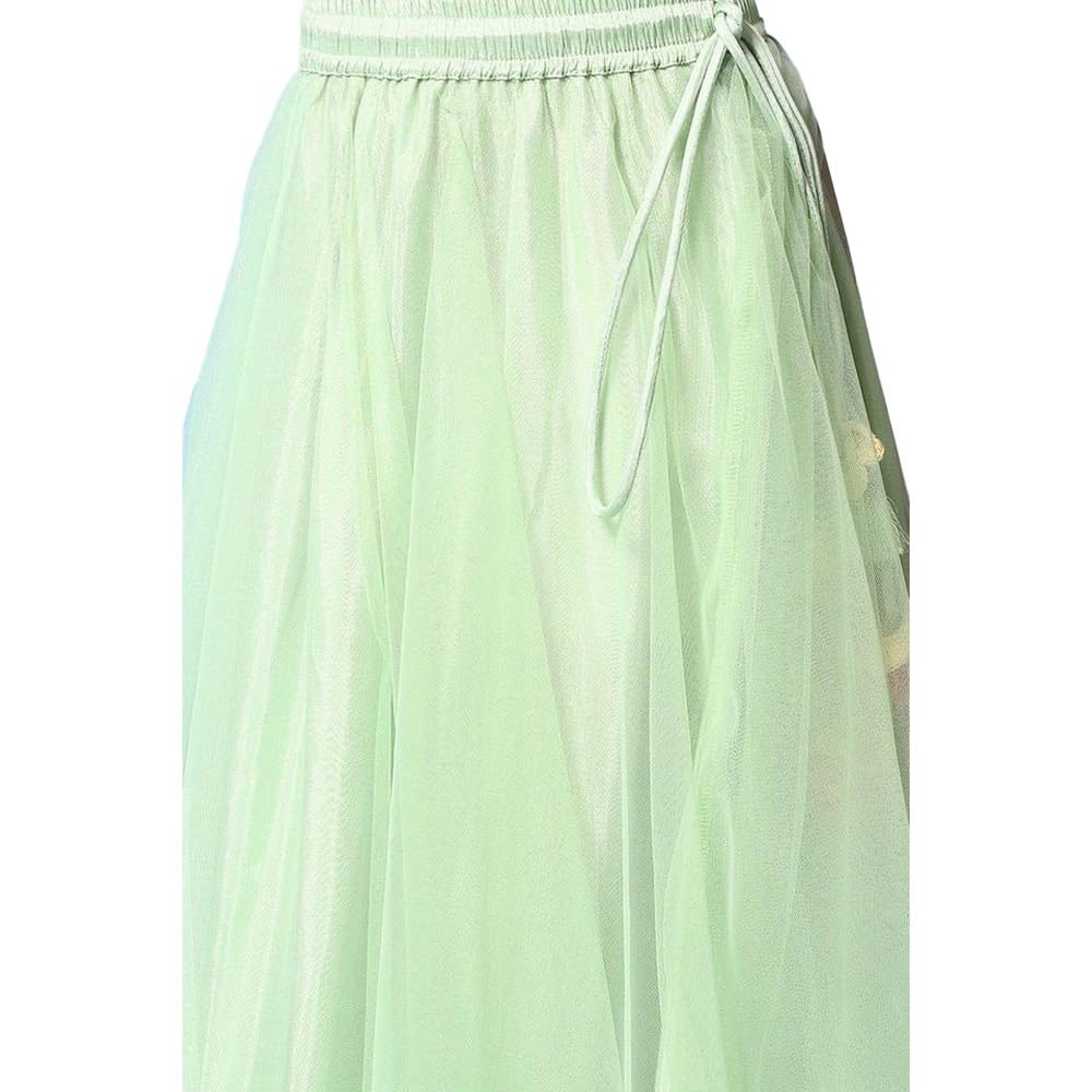 BIBA Printed Polyester Regular Fit Girls Blouse Lehenga Dupatta Set (YELLOW, 2-3 Y)