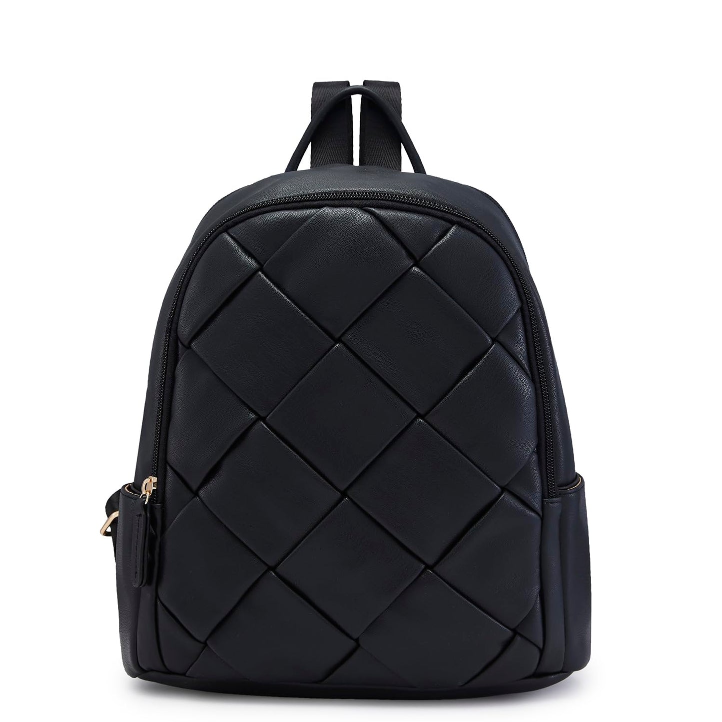 Caprese Merlin Casual Backpack, Medium | Fashion Backpack for Women with Adjustable Shoulder Strap & Secure Zip Closure | Spacious, Versatile for Everyday Outings and Travel (Black)