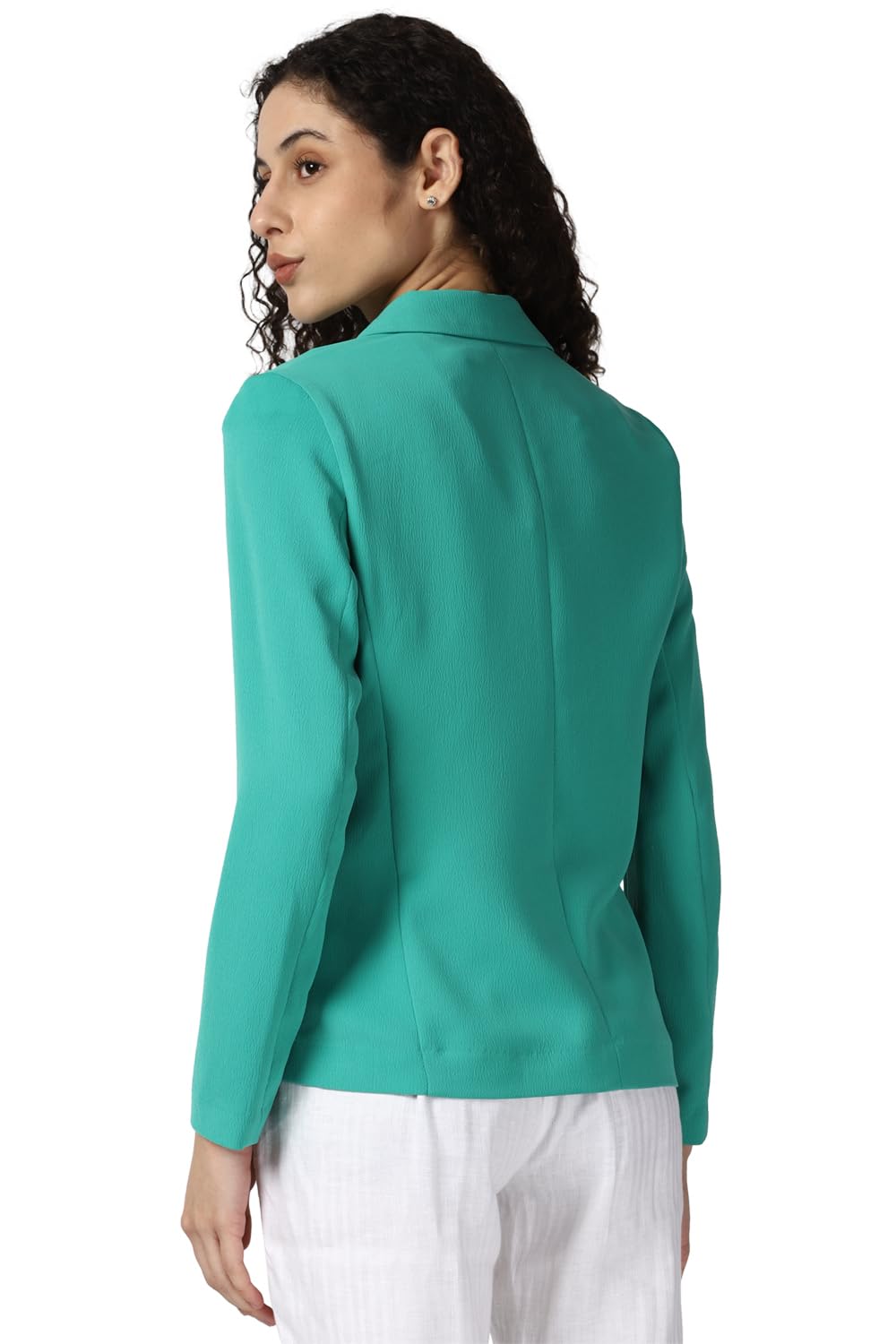 Van Heusen Women's Blazer (VWBZFRGB999137_Green