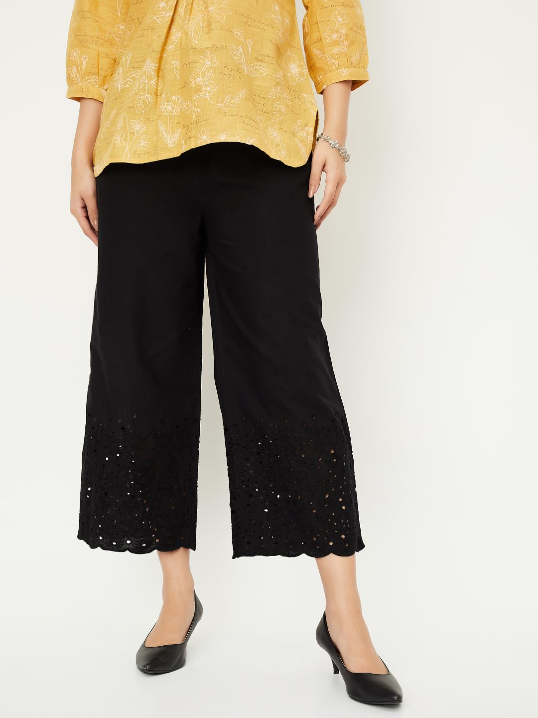 Max Women's Regular Pants (VKFBSP25SY_Black