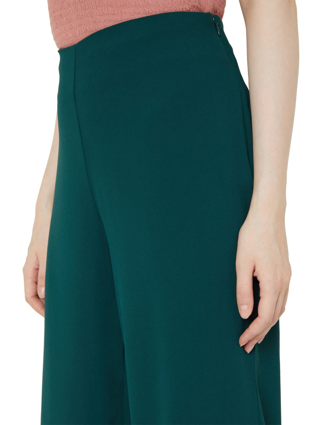 VERO MODA Women's Regular Pants (255486302-Ponderosa Pine_Ponderosa L)