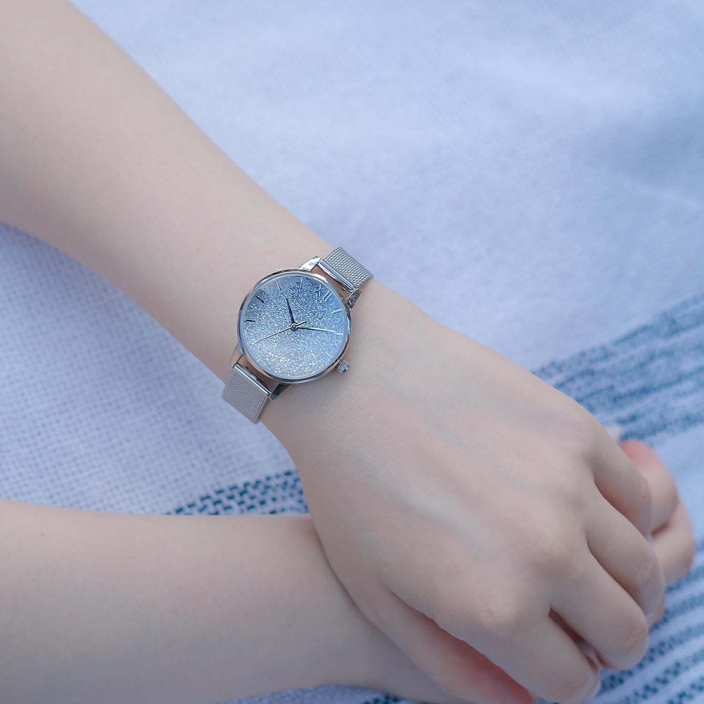 Olivia burton Outrus Analog Blue Dial Women's Watch-OB16US59