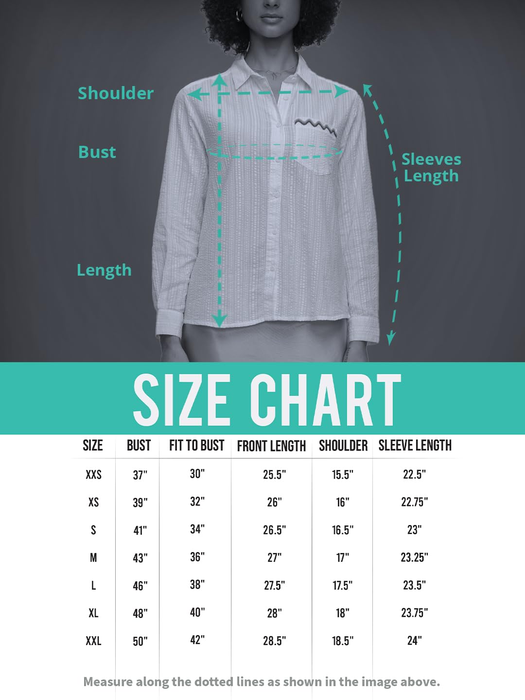 The Souled Store Originals: Minimalistic Women and Girls Long Sleeves Collared Neck Button Front Printed Regular Fit Cotton Shirt