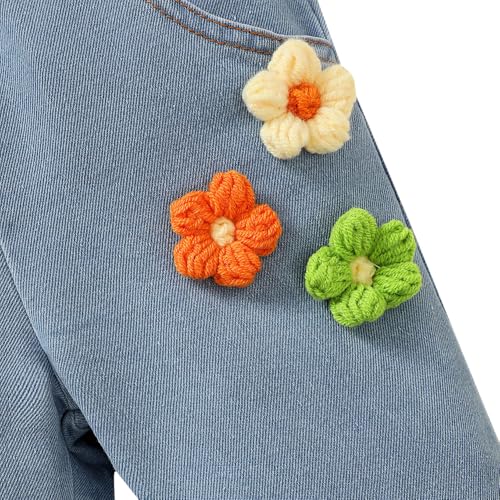 Hopscotch Baby Girls Floral Print Full Sleeves Multicolor Jeans set For Ages (9-12 Months)