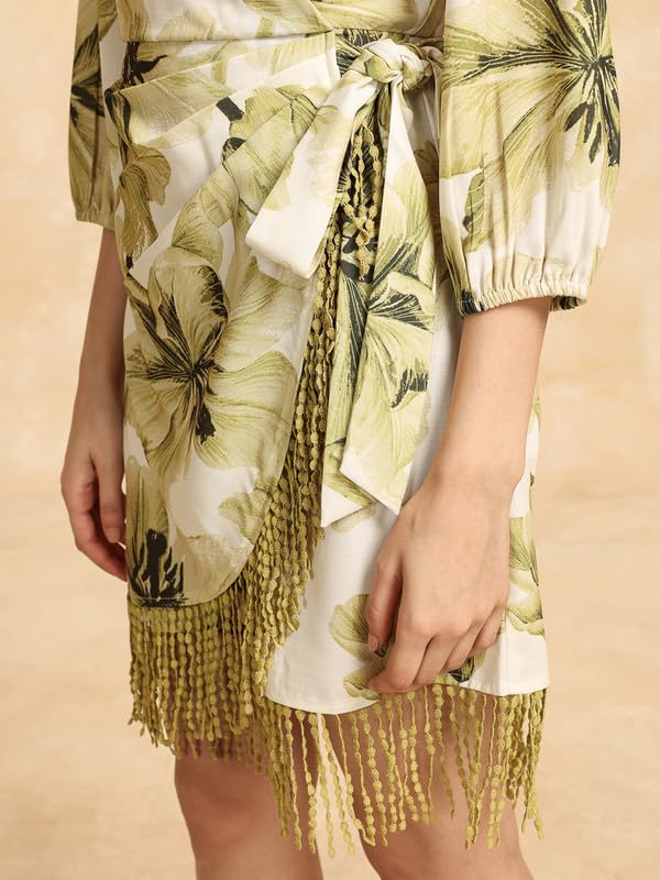 Kazo Edna Mini Dress Green