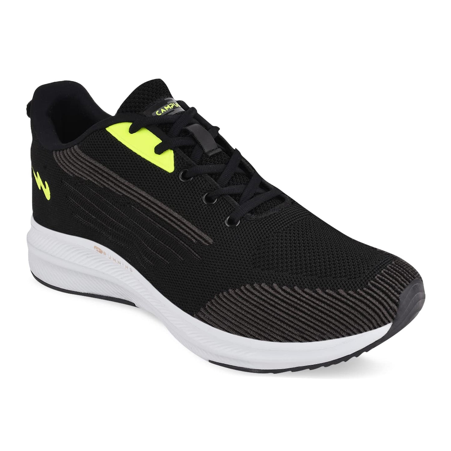 Campus Men's Camp Marcus Running Shoes BLK/D.Gry - 6UK/India