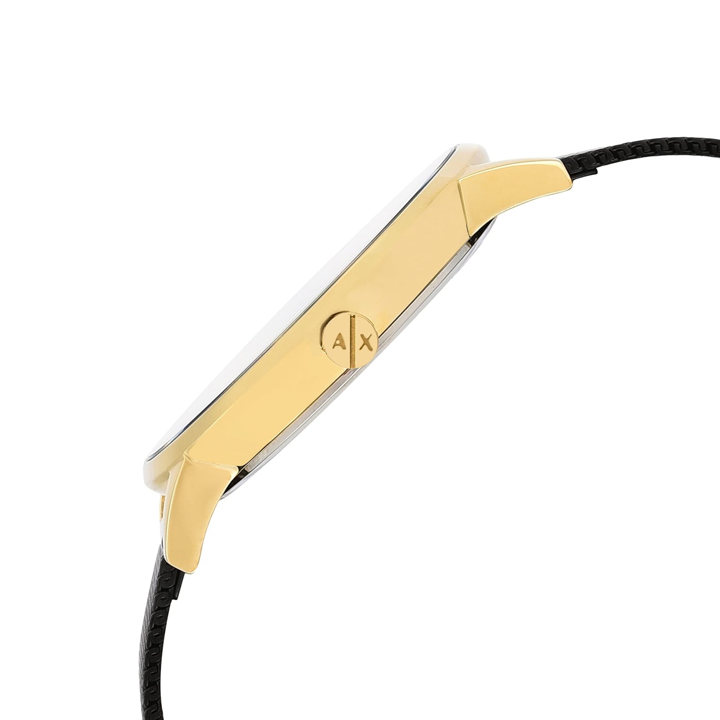 Armani Exchange Analog Black Dial Women's Watch-AX5548 Stainless Steel, Black Strap