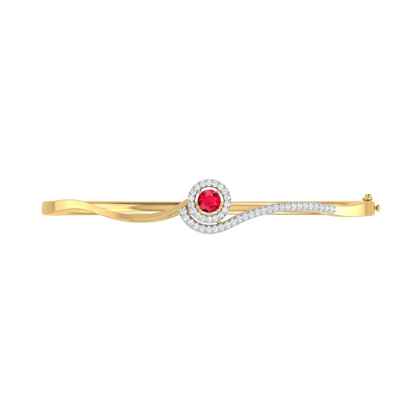 PC Jeweller 18k (750) Yellow Gold and Diamond Bracelet for Women