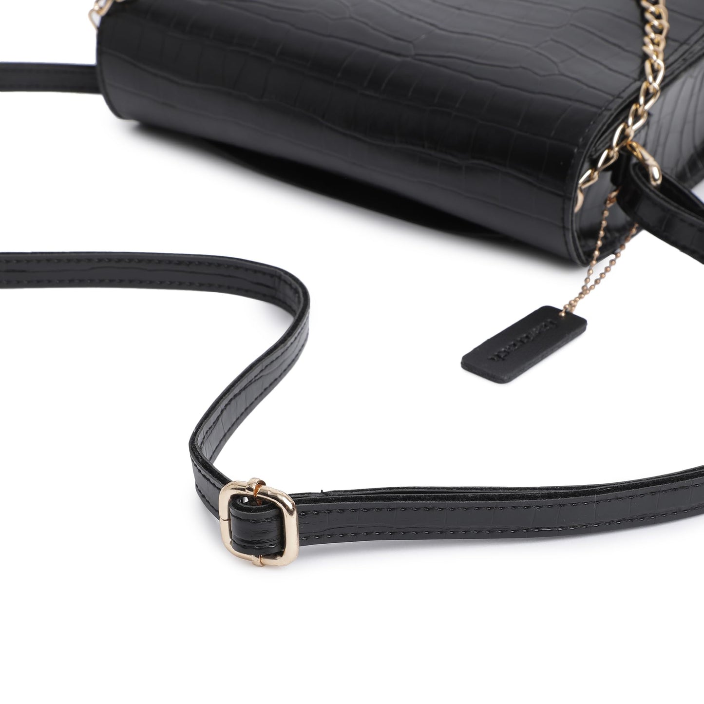 Fastrack Party Sling Bag for Women |Stylish and Structured Handbag for Girls, Ladies, Women | Textured Bag Made of faux Leather