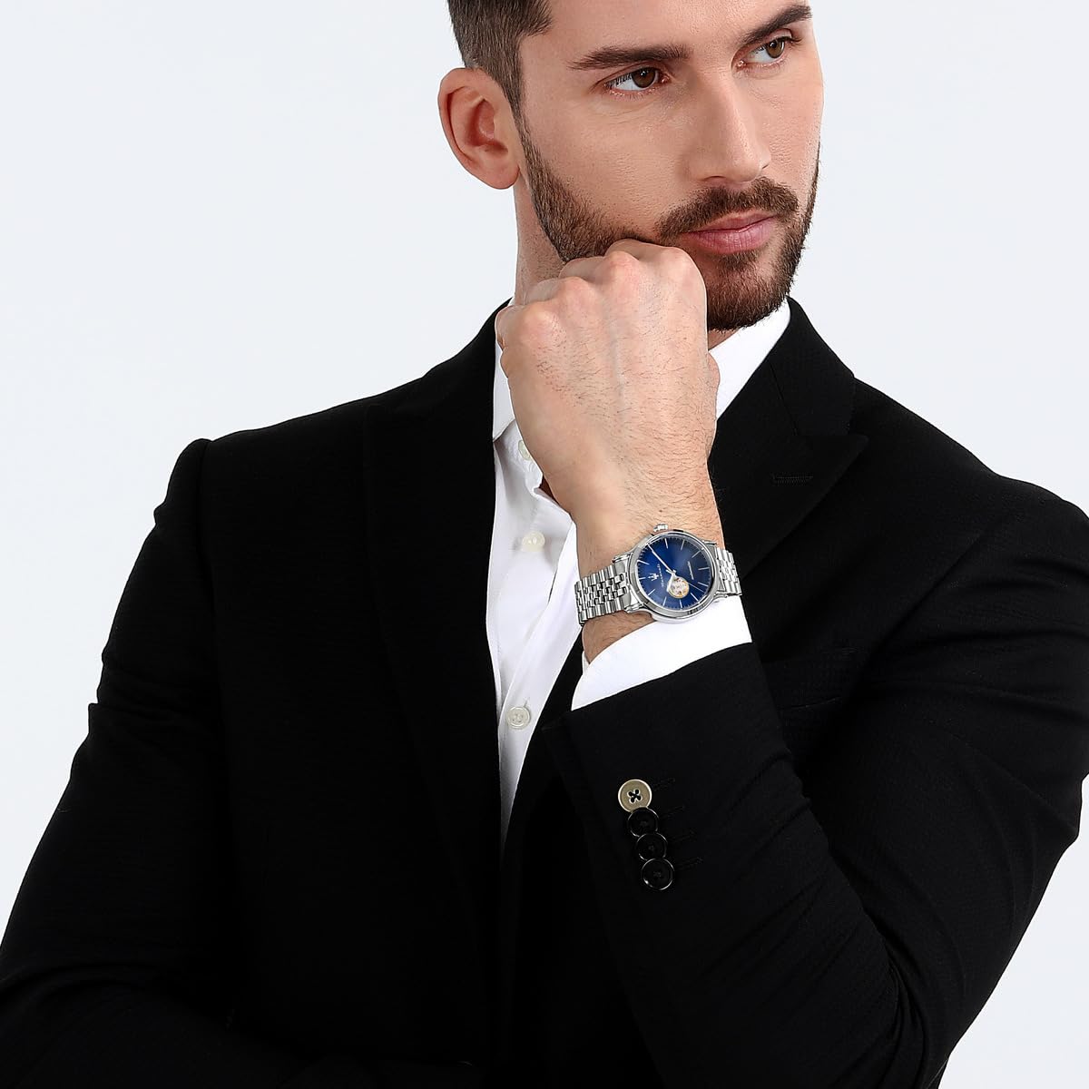 Maserati Analogue Blue Dial Men's Watch-R8823118009