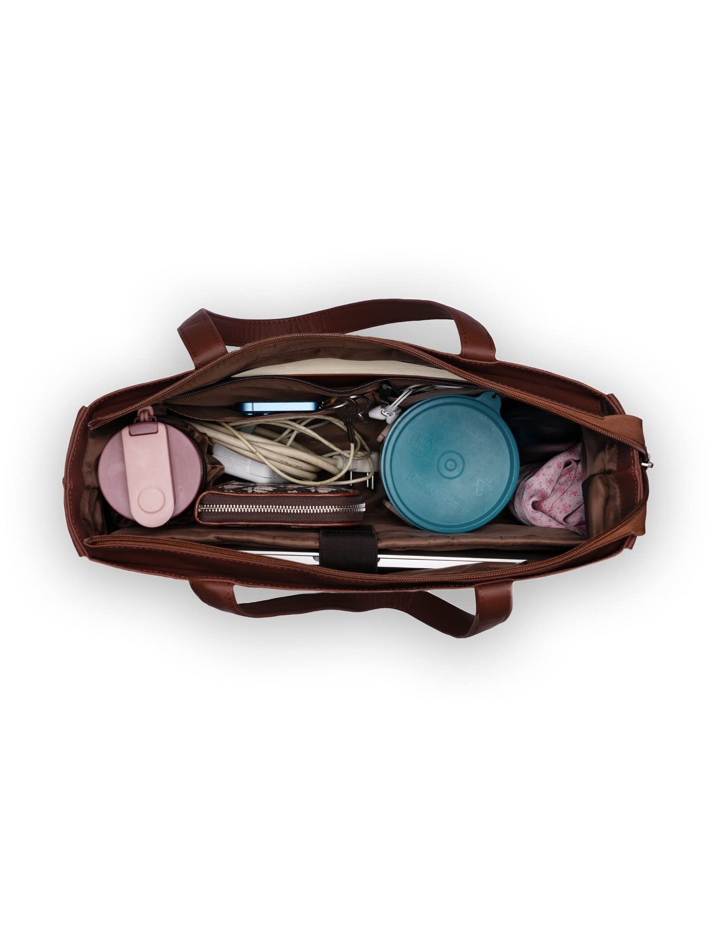 ZOUK Kutch Gamthi Abstract Printed Women's Jute Handcrafted Vegan Leather Multicolor Statement Office Shoulder Bag