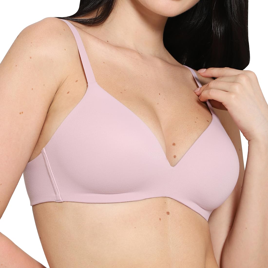 WACOAL Women’s How Perfect |Padded|Non-Wired |3/4th Cup|Everyday Wear|Seamless|T-Shirt Bra