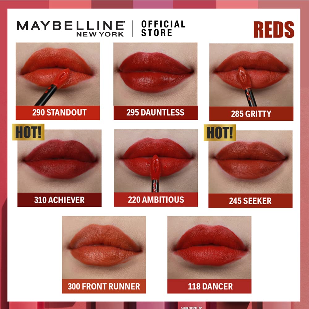 Maybelline New York Superstay Matte Ink Liquid Lipstick - 16H Longwear Matte | Validator, 5ml