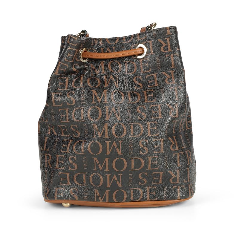 tresmode CELLE Brown Women Vegan Leather Sling Bag