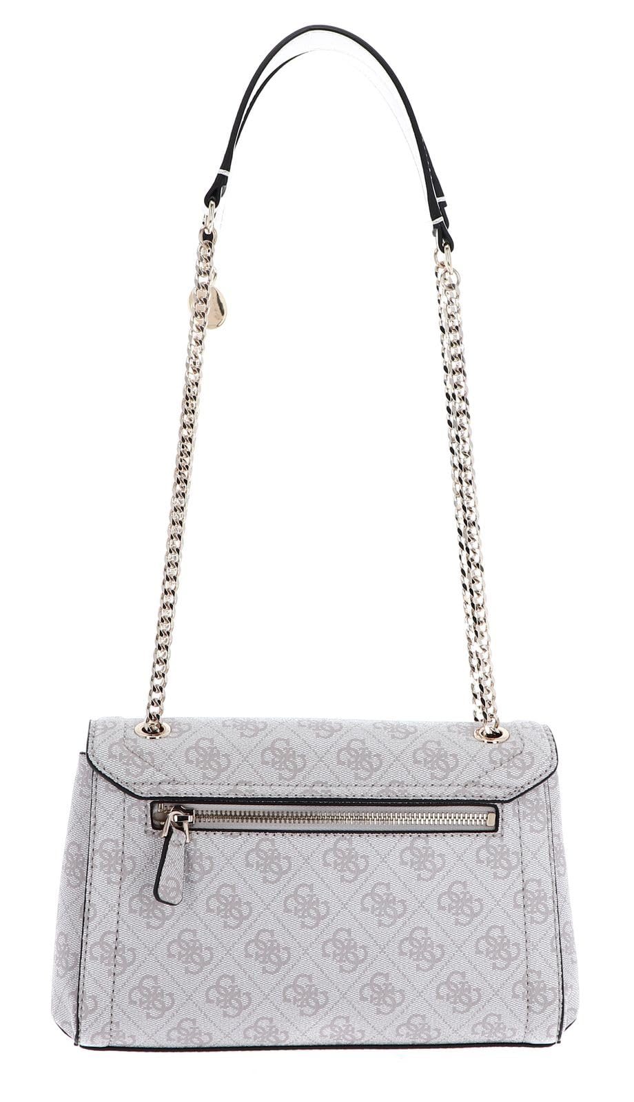 GUESS Women's Noelle Dove Logo Shoulder Bag, Dove Logo, Einheitsgröße, Grey