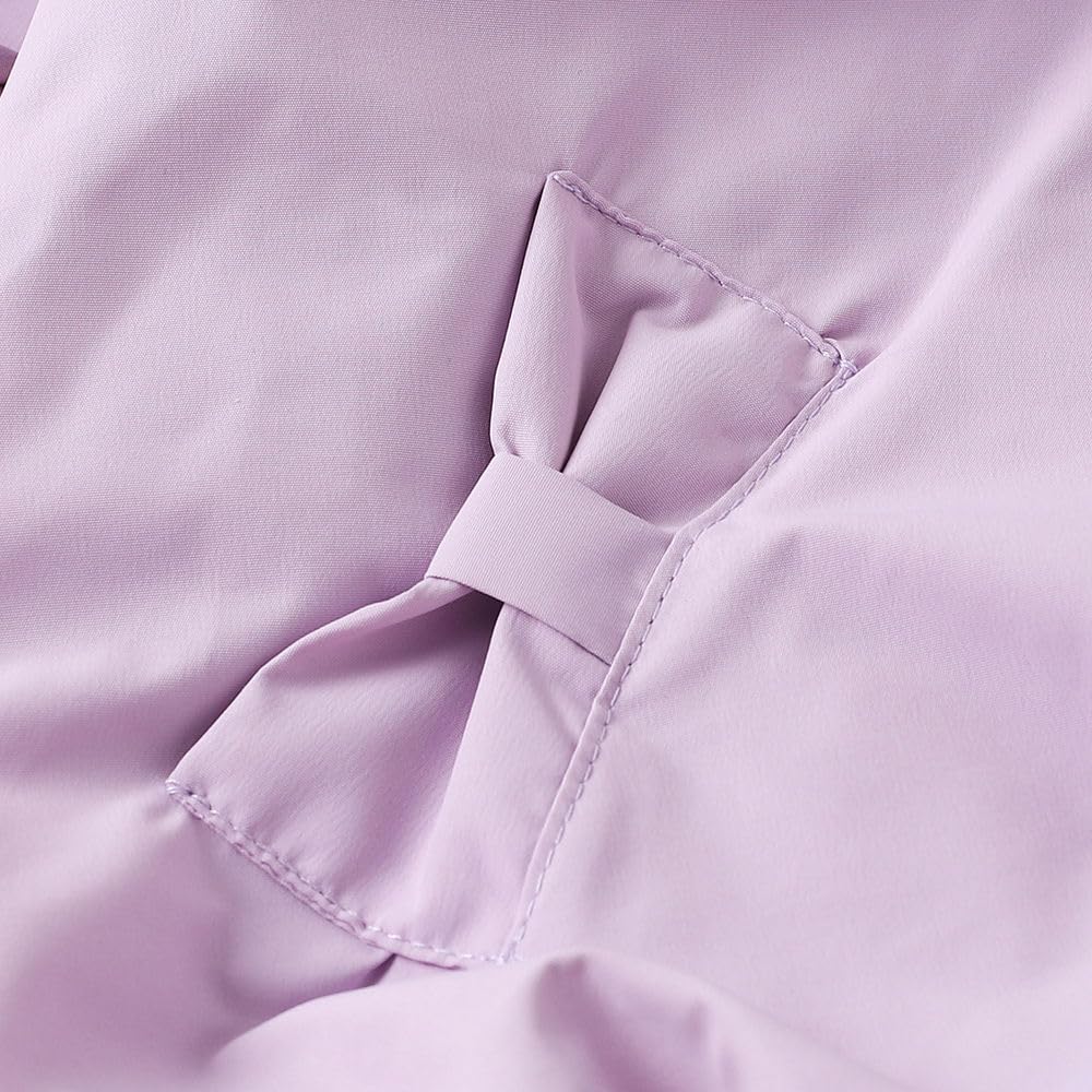 Hopscotch Baby Girls Polyester Waist Length Jackets in Lavender Color For Ages (18-24 Months)