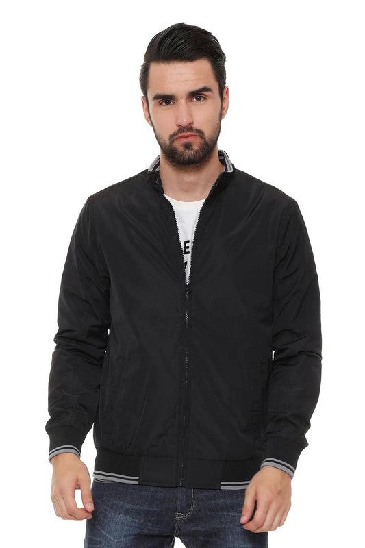 Allen Solly Men's Jacket (ASJKOBOP519952_Black_M)