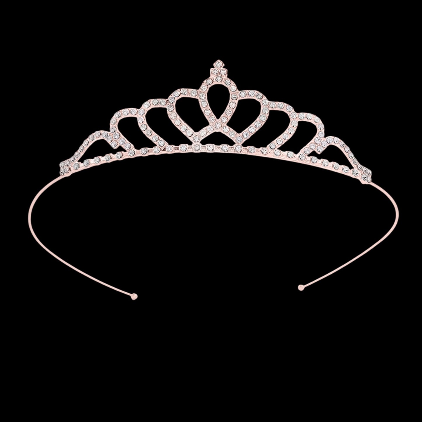 Curated Cart Stylish Birthday Sash and Crown Set - 2 Pcs | Birthday Queen Crown & Sash for Best Friend, Sister, Teenager | Perfect Gifts & Decorations - RoseGold