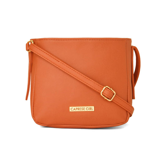 Caprese womens LEA SB Medium ORANGE Sling Bag