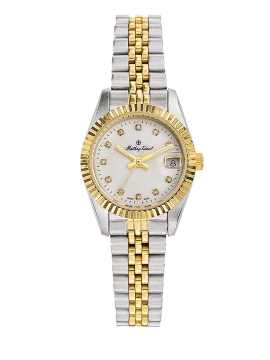 Mathey-Tissot Analog Mother of Pearl Dial Women's Watch-D710BI