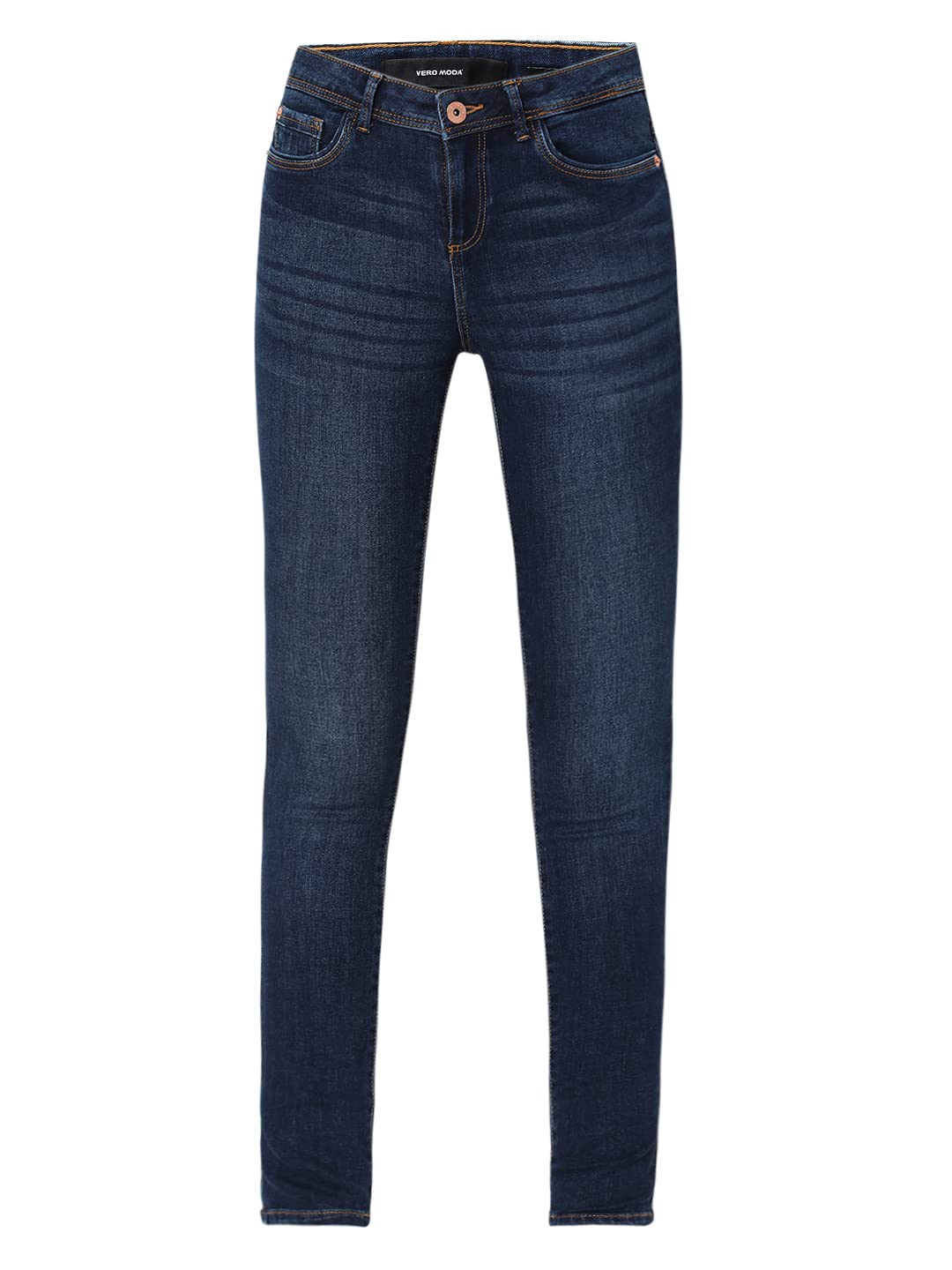 VERO MODA Women's Skinny Fit Blue Classic Jeans_28