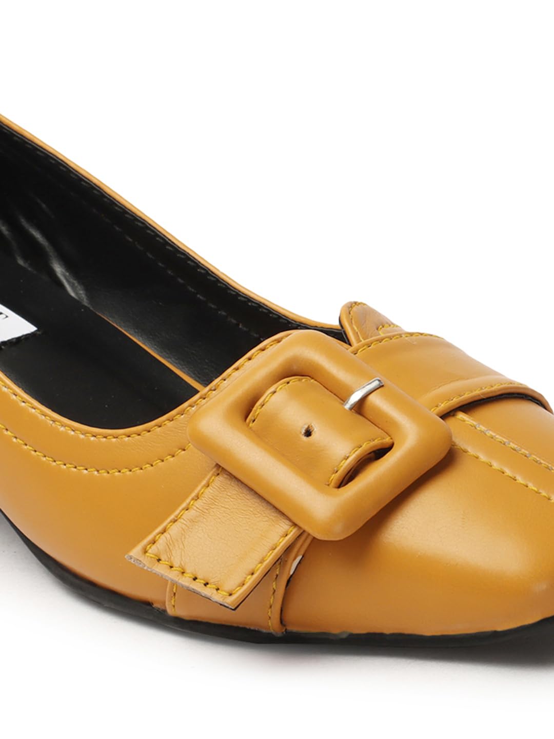 ELLE Women Shoes, Mustard, UK-6