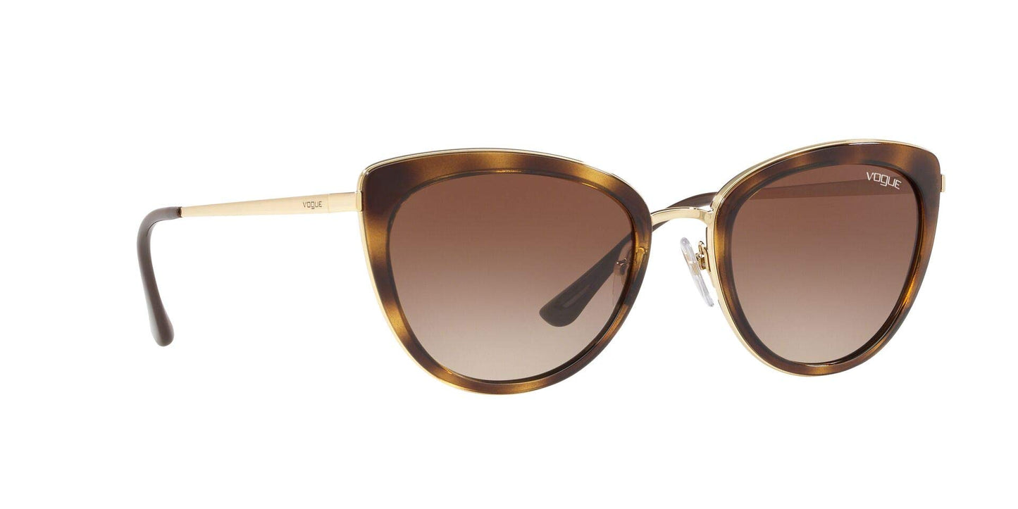 Vogue Eyewear UV Protected Butterfly Sunglasses for Women ( 0VO4101SI | 55mm | Brown )