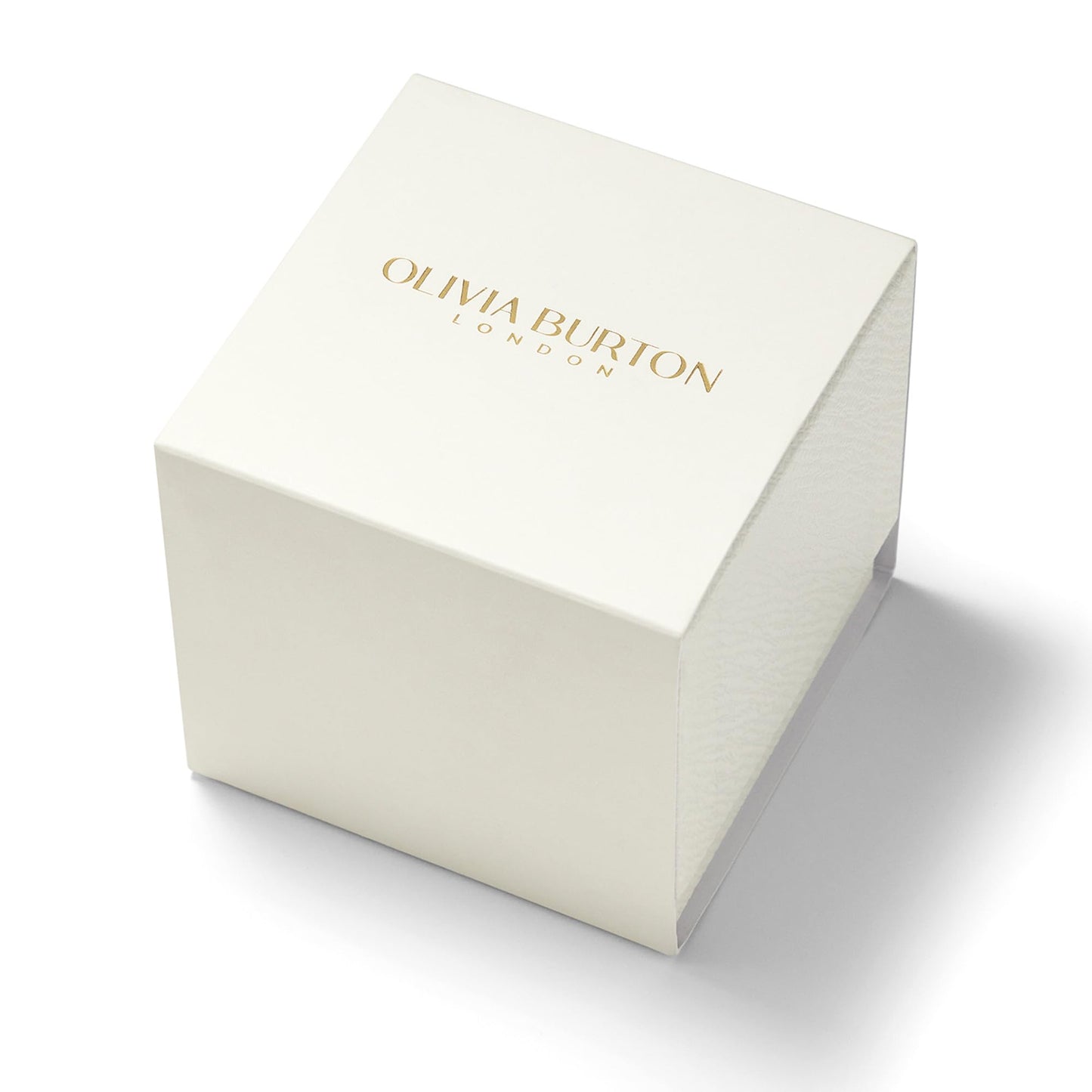 Olivia Burton Lustre Qtz Multifunction White Mother of Pearl Cushion Dial Women's Watch|Ionic Plated Rose Gold Steel Material|Rose Gold Color Band - 24000151