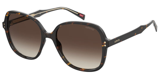 Levi's Non-Polarized Round Female's Sunglasses-(LV 5015/S 086 57HA| Brown color