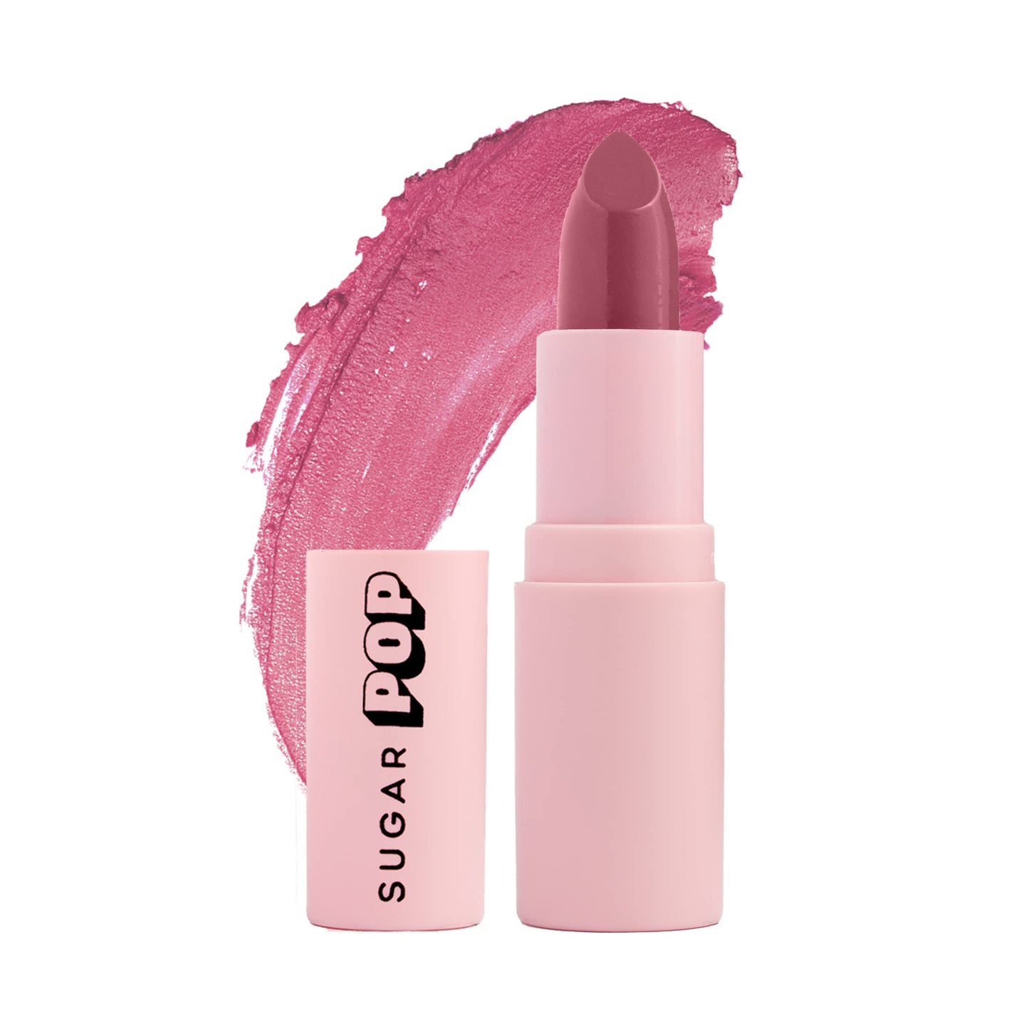 SUGAR POP Matte Lipstick - 01 Taupe (Dusty Rose) – 4.2 gm – l Lipstick for Women & SUGAR POP Nourishing Lip Balm, 4.5g - 02 Cherry (Cherry Red)