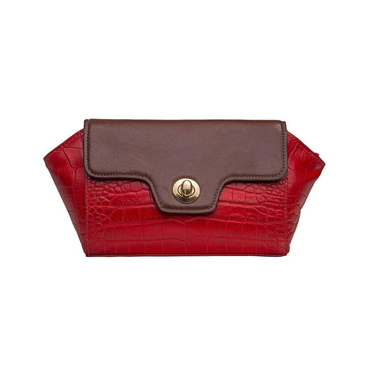 Hidesign Women Clutch (Red)
