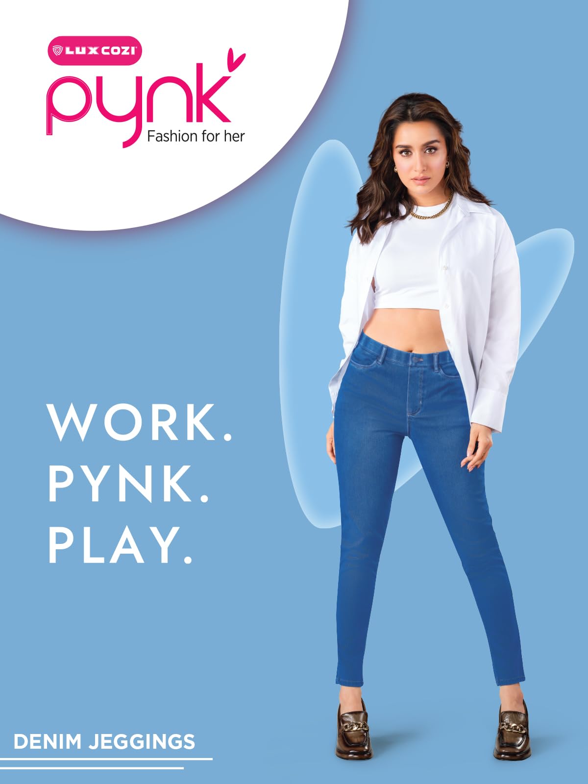 Lux Cozi PYNK Women's Denim Skinny Fit Jeggings_COZI_PYNK_Jeggings_Indigo_2XL_1PC